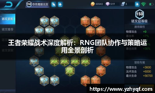 王者荣耀战术深度解析:RNG团队协作与策略运用全景剖析